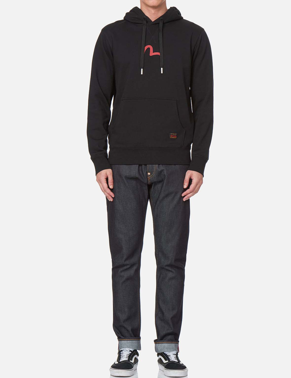 Seagull Print Hooded Sweatshirt