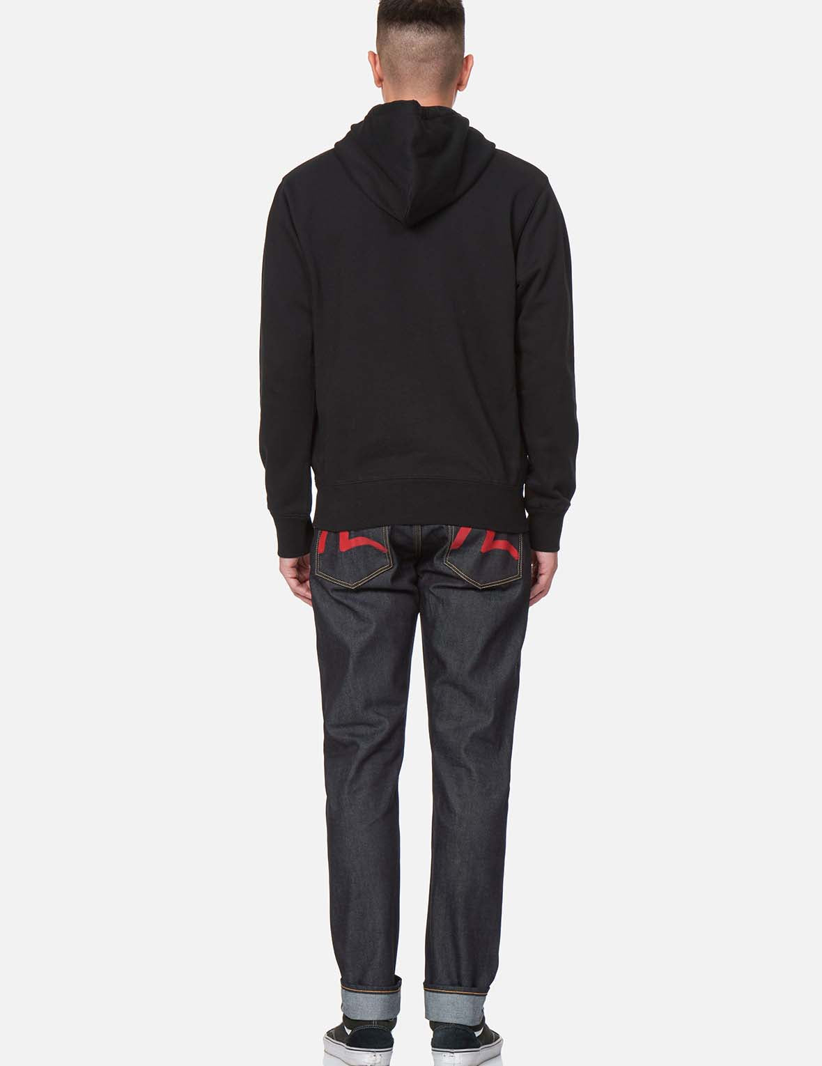 Seagull Print Hooded Sweatshirt