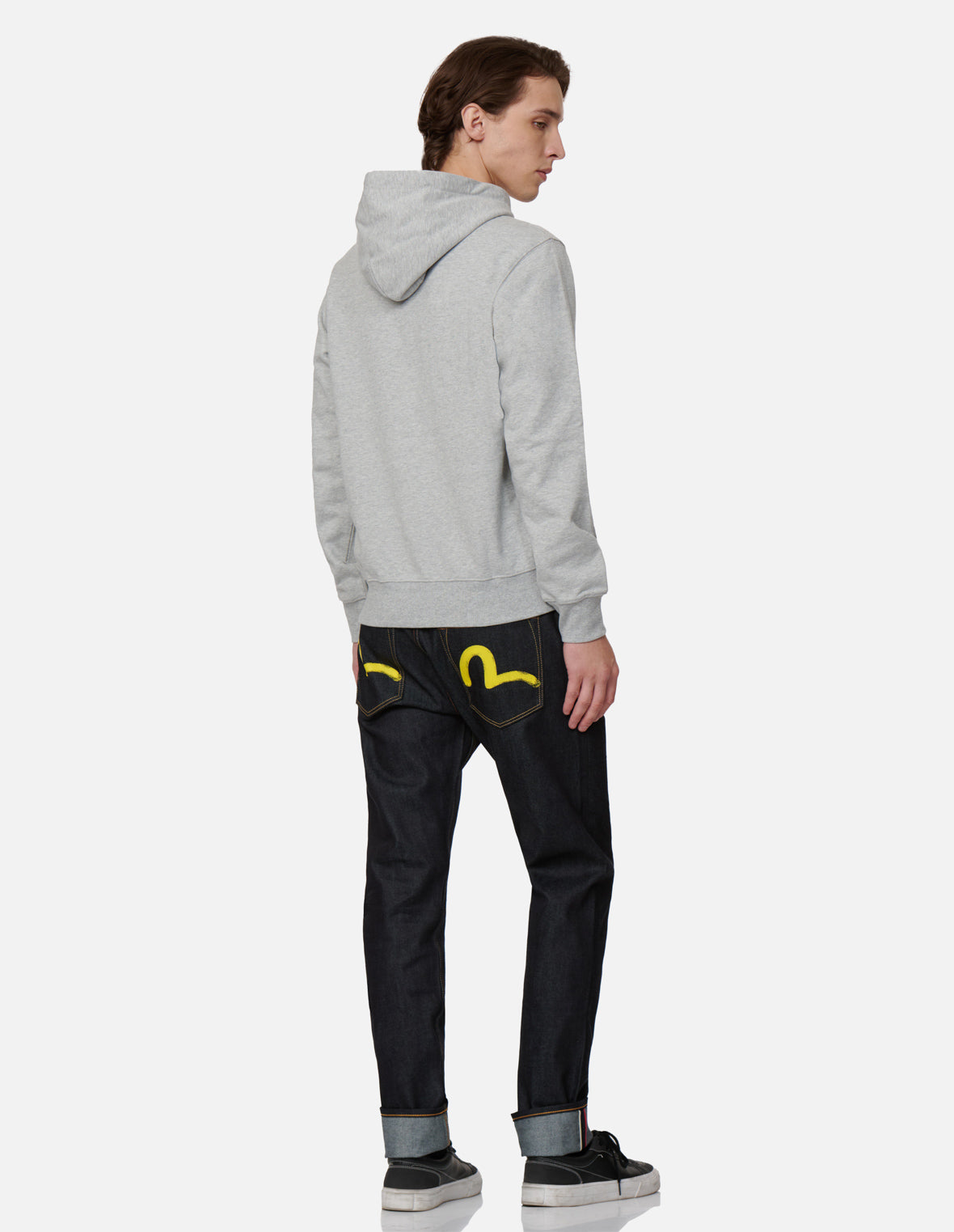 Seagull Print Hooded Sweatshirt