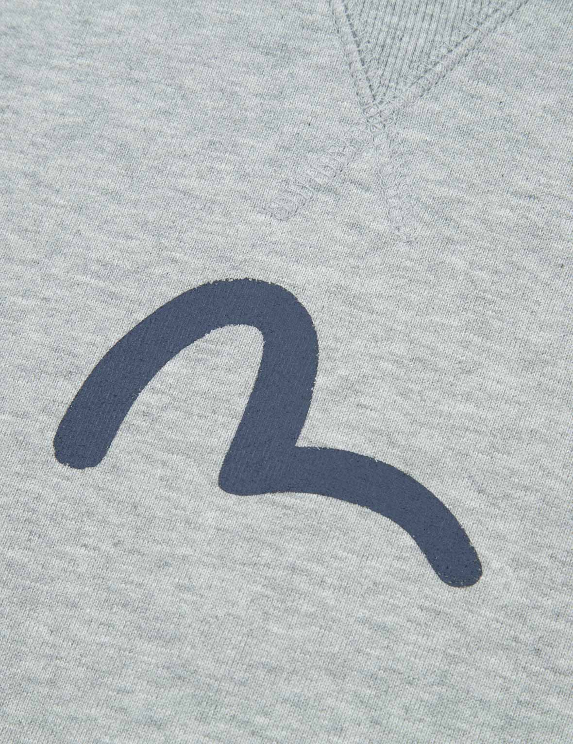 Seagull Print Hooded Sweatshirt