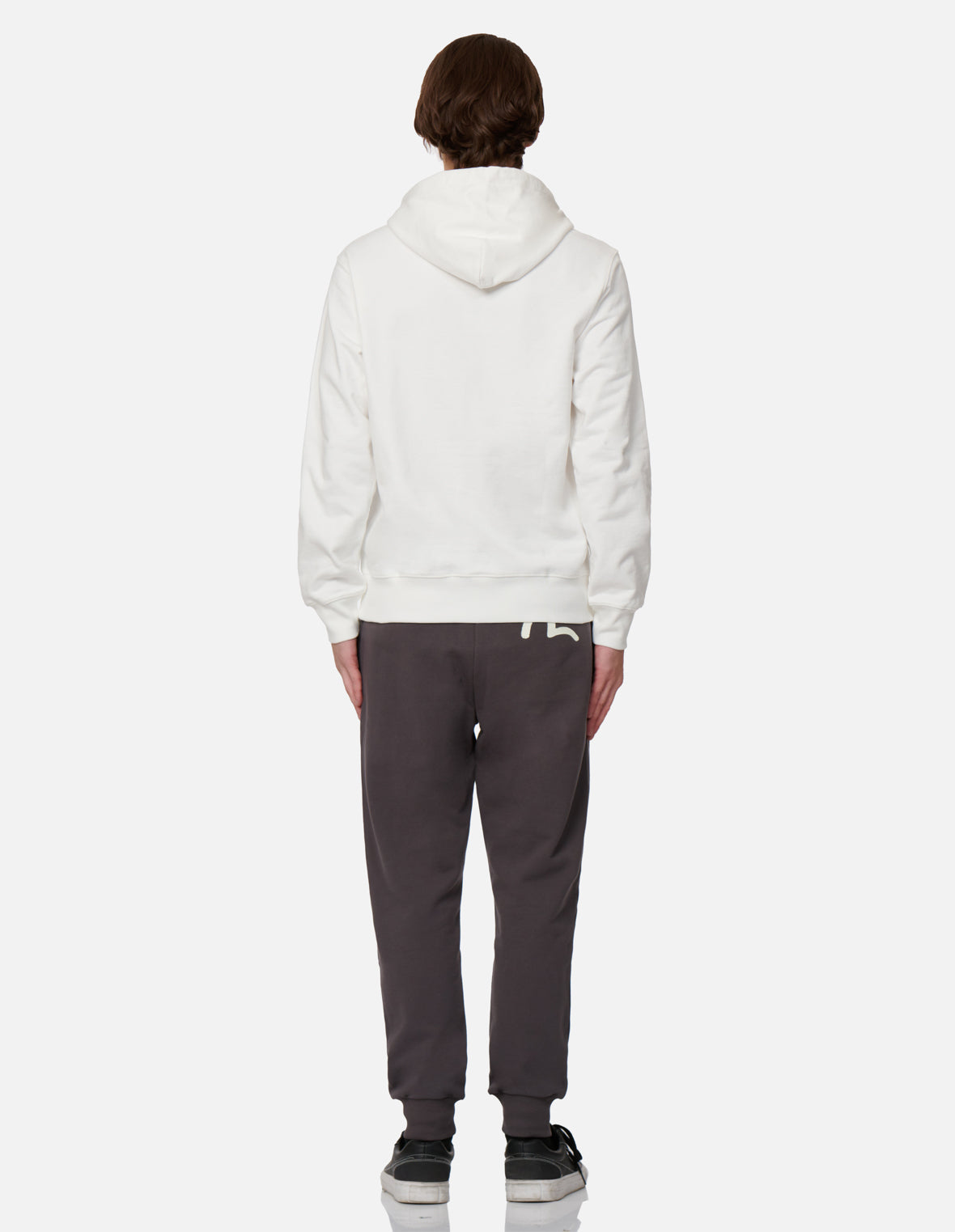 Seagull Print Hooded Sweatshirt