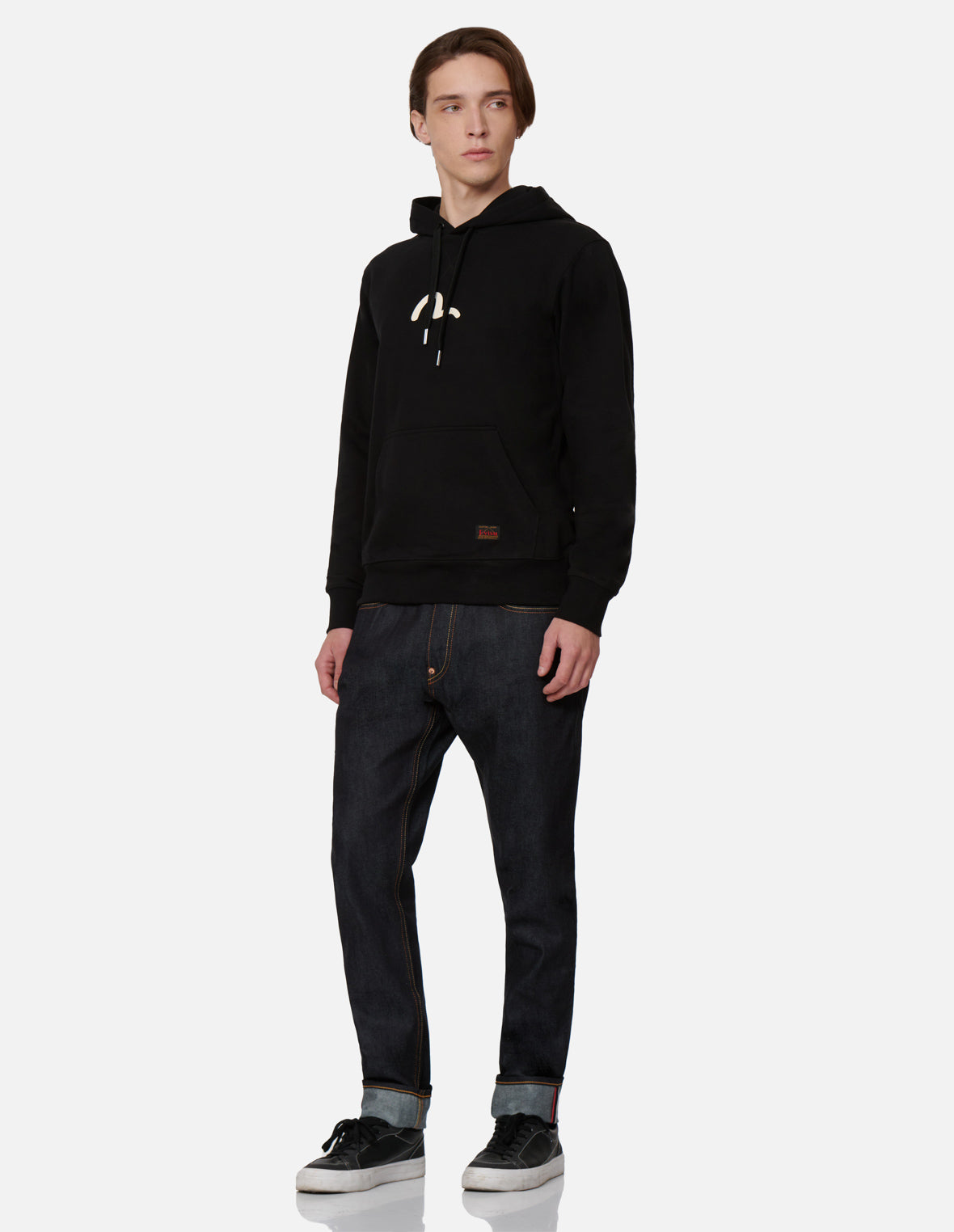 Seagull Print Hooded Sweatshirt