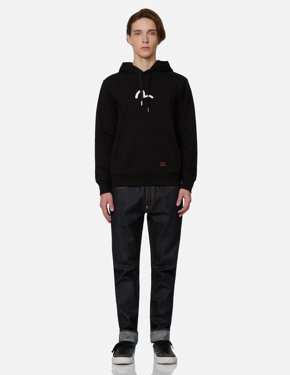 Seagull Print Hooded Sweatshirt