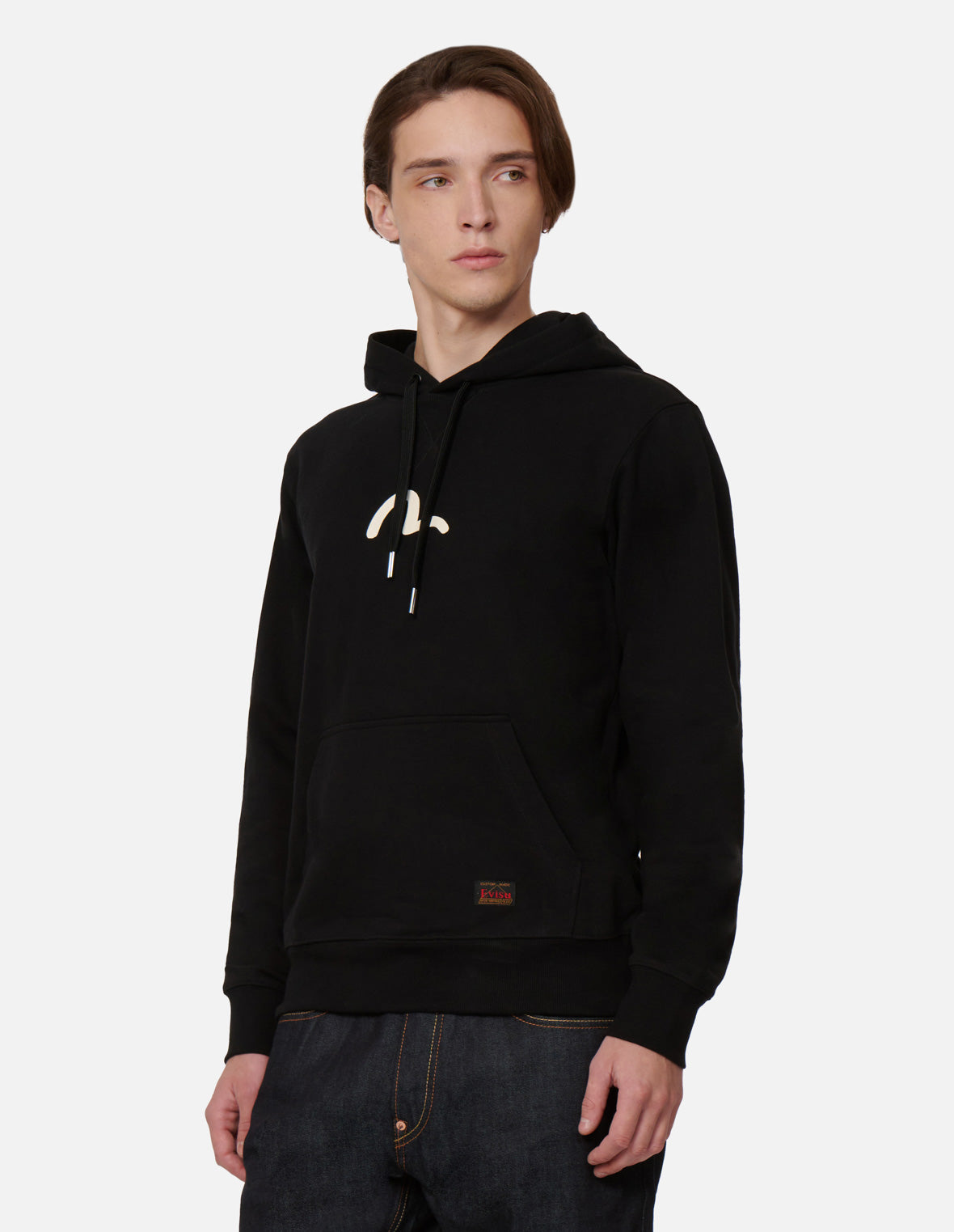 Seagull Print Hooded Sweatshirt
