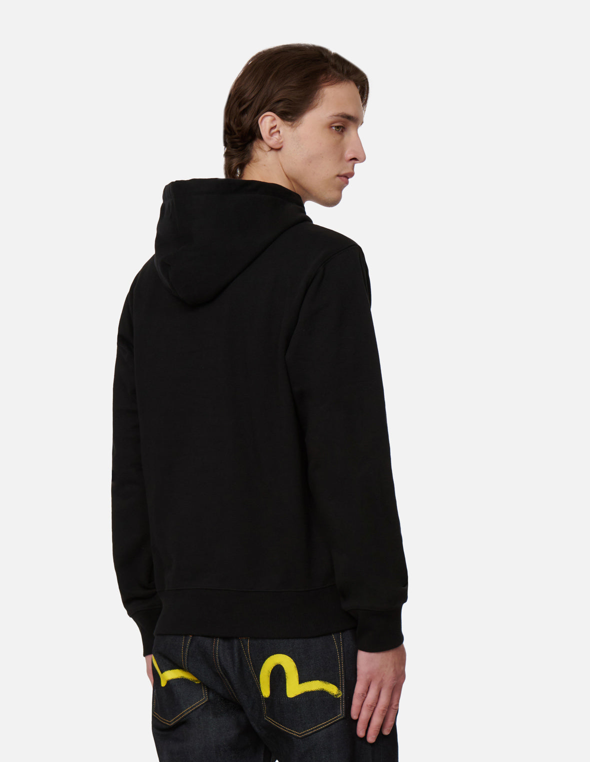 Seagull Print Hooded Sweatshirt