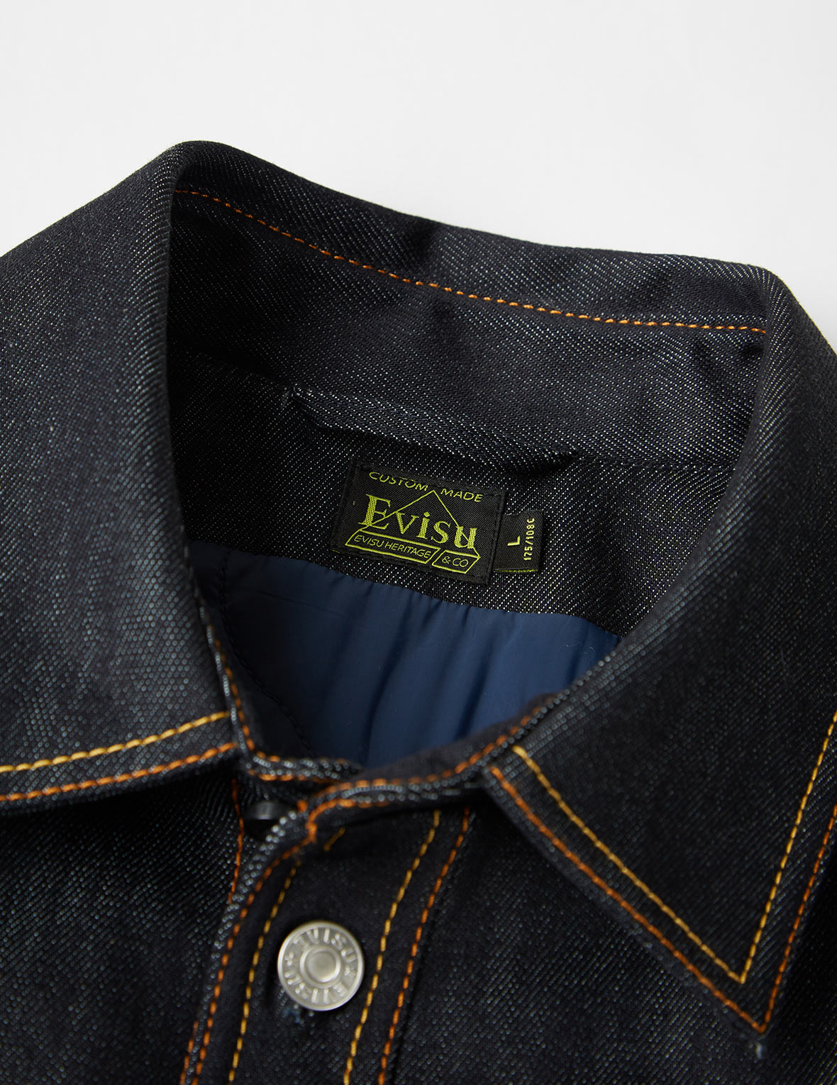 EVISU x Jean Michel Basquiat《無題》夾棉牛仔襯衫外套