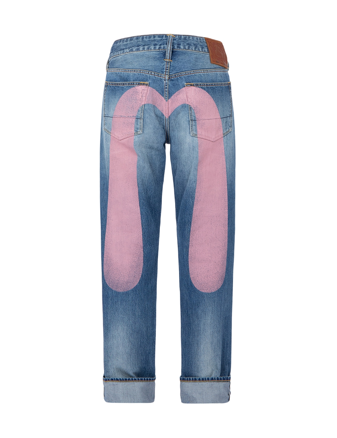 Daicock Print Baggy-Fit Jeans #2000