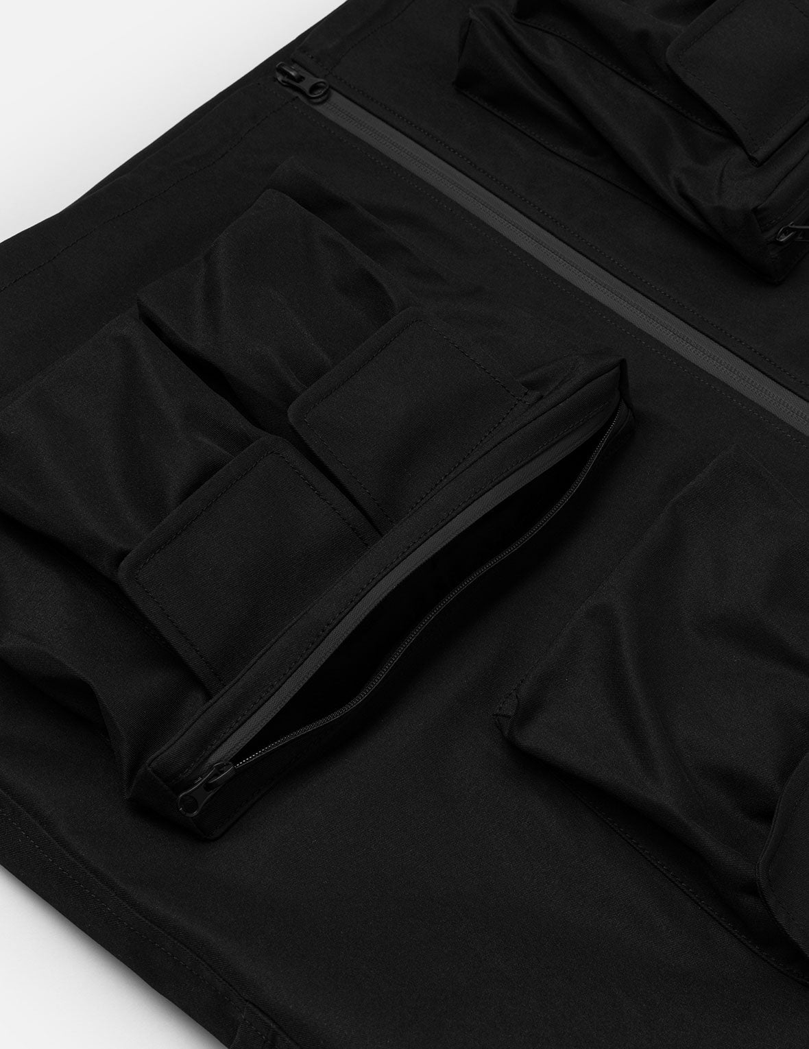 多口袋常規版型可拆卸連帽戶外外套