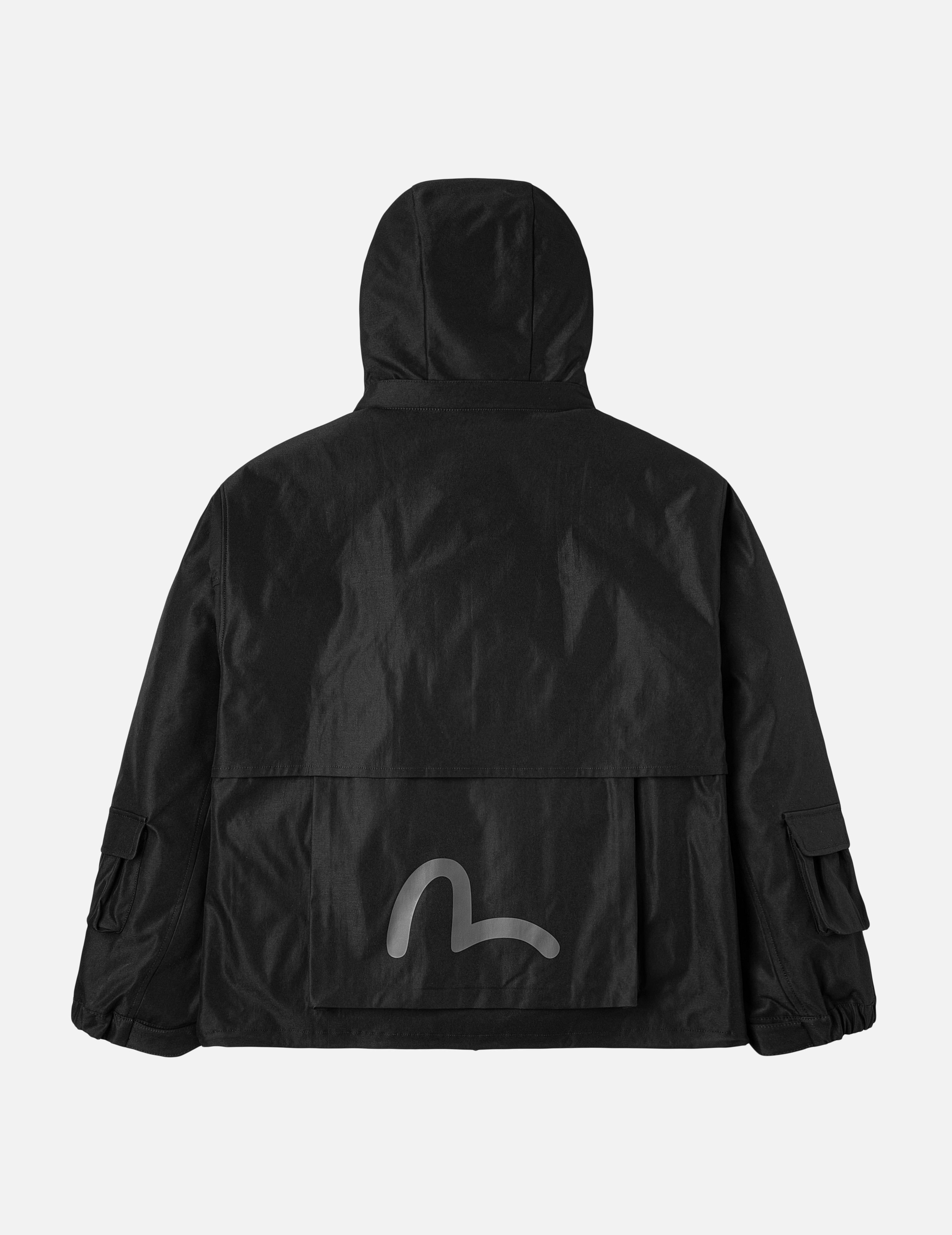 多口袋常規版型可拆卸連帽戶外外套