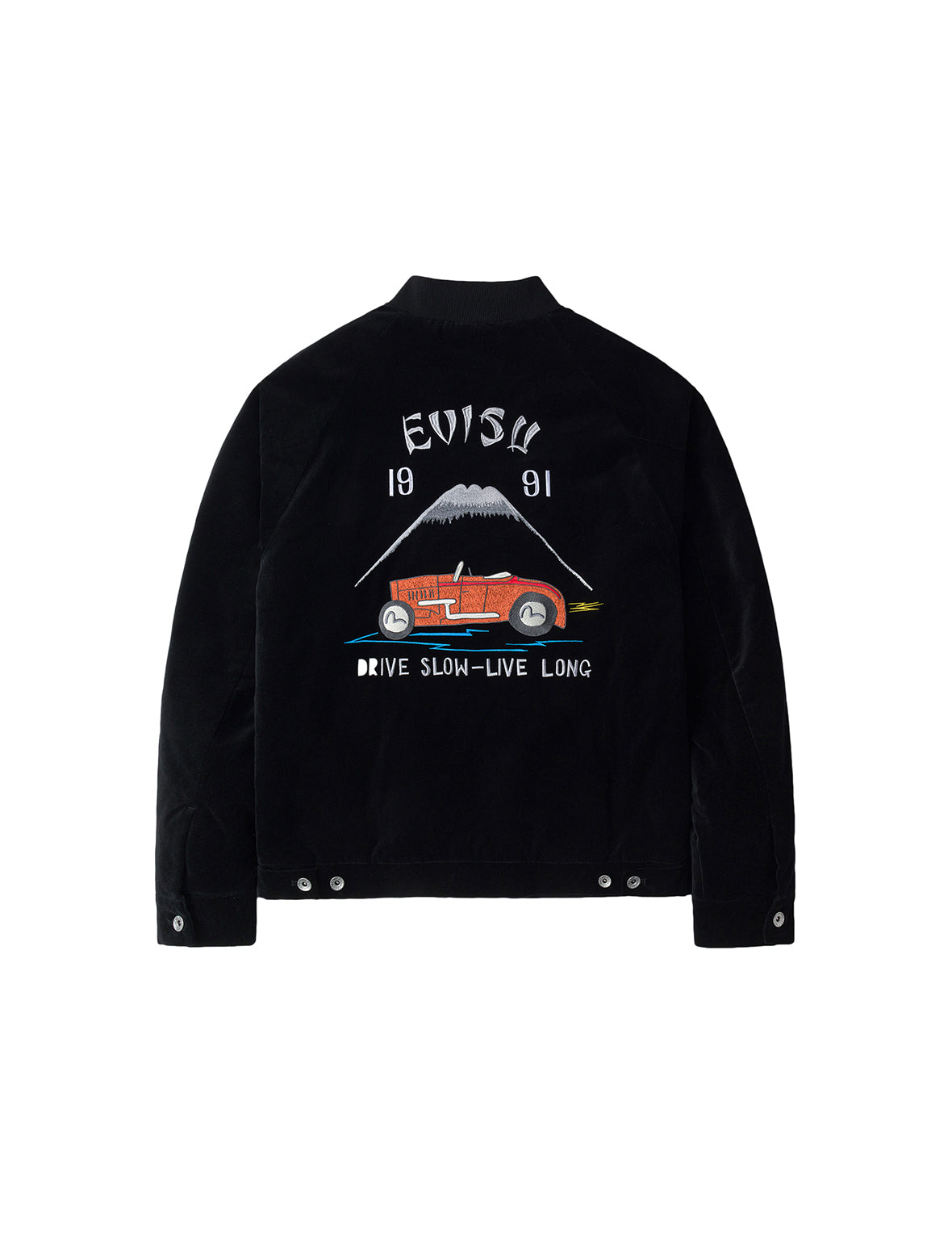 復古絲絨常規版型夾棉橫須賀外套