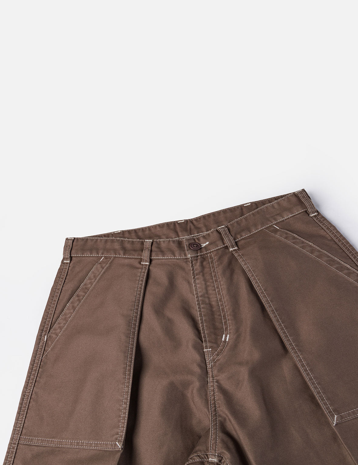 Hand-Painted Seagull Print Relax Fit Flight Pants