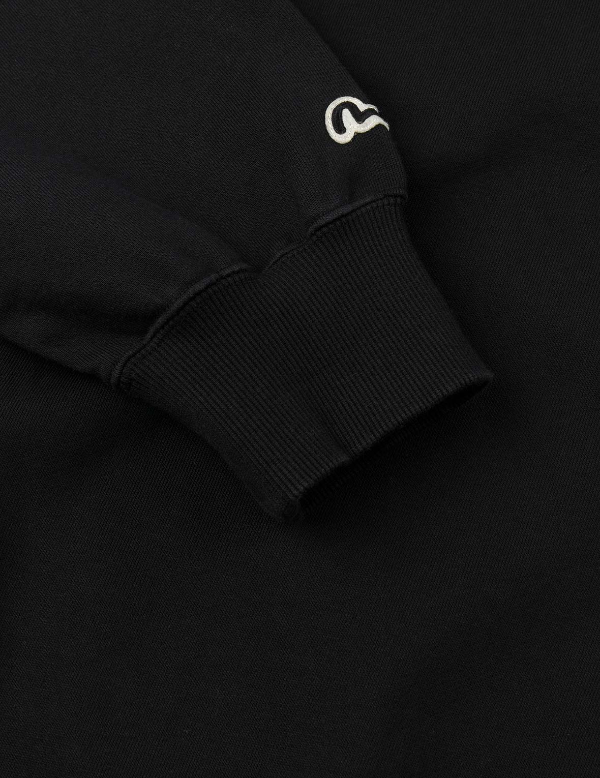 UFO印花與海鷗貼布繡寬版休閒衛衣