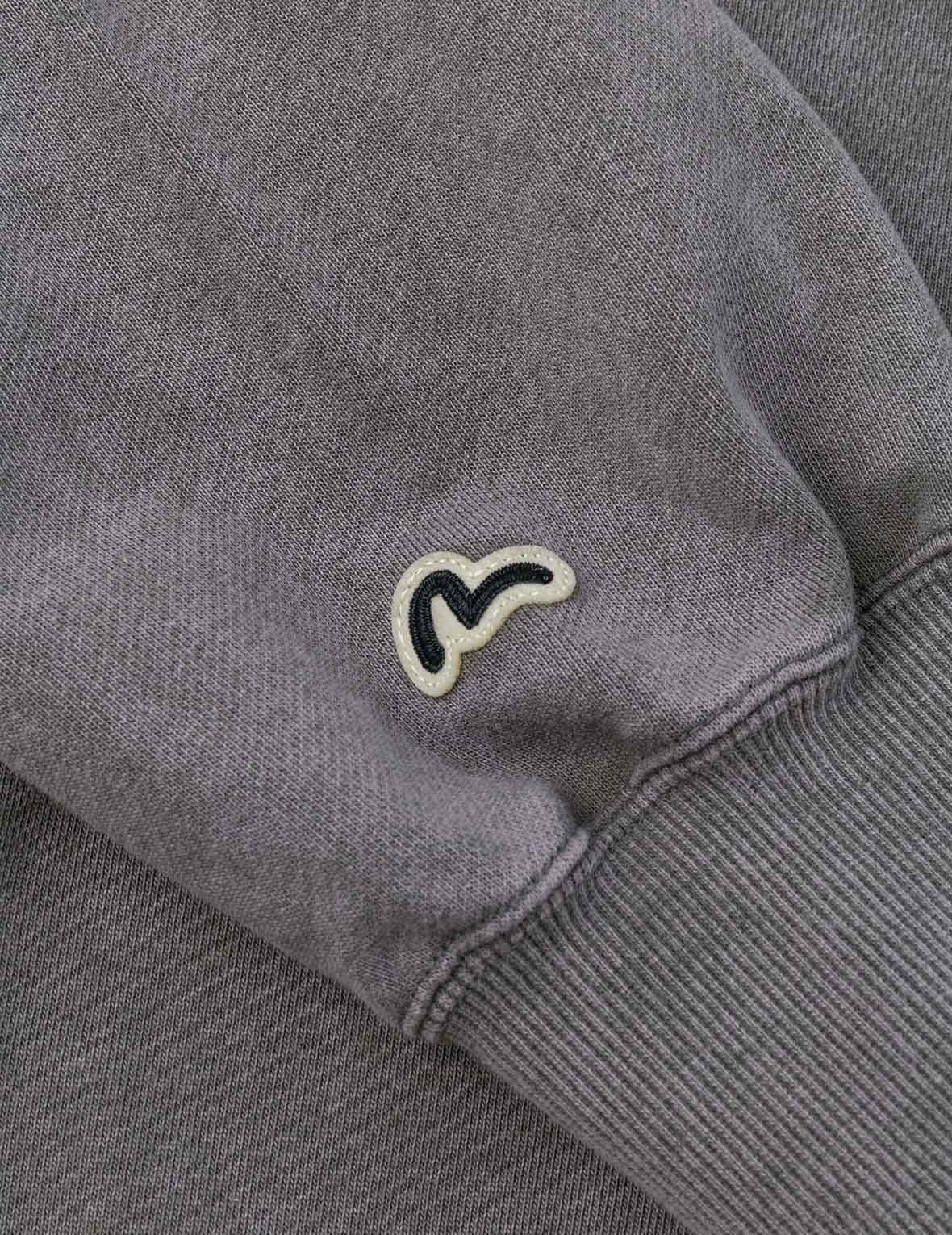 UFO印花與海鷗貼布繡寬版休閒衛衣