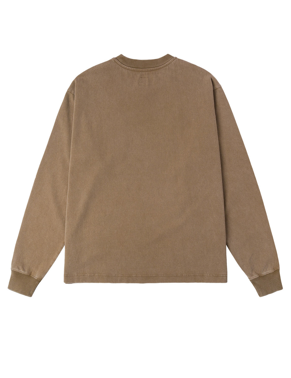Seagull Embroidery Pocket Relax Fit Long-sleeve T-shirt