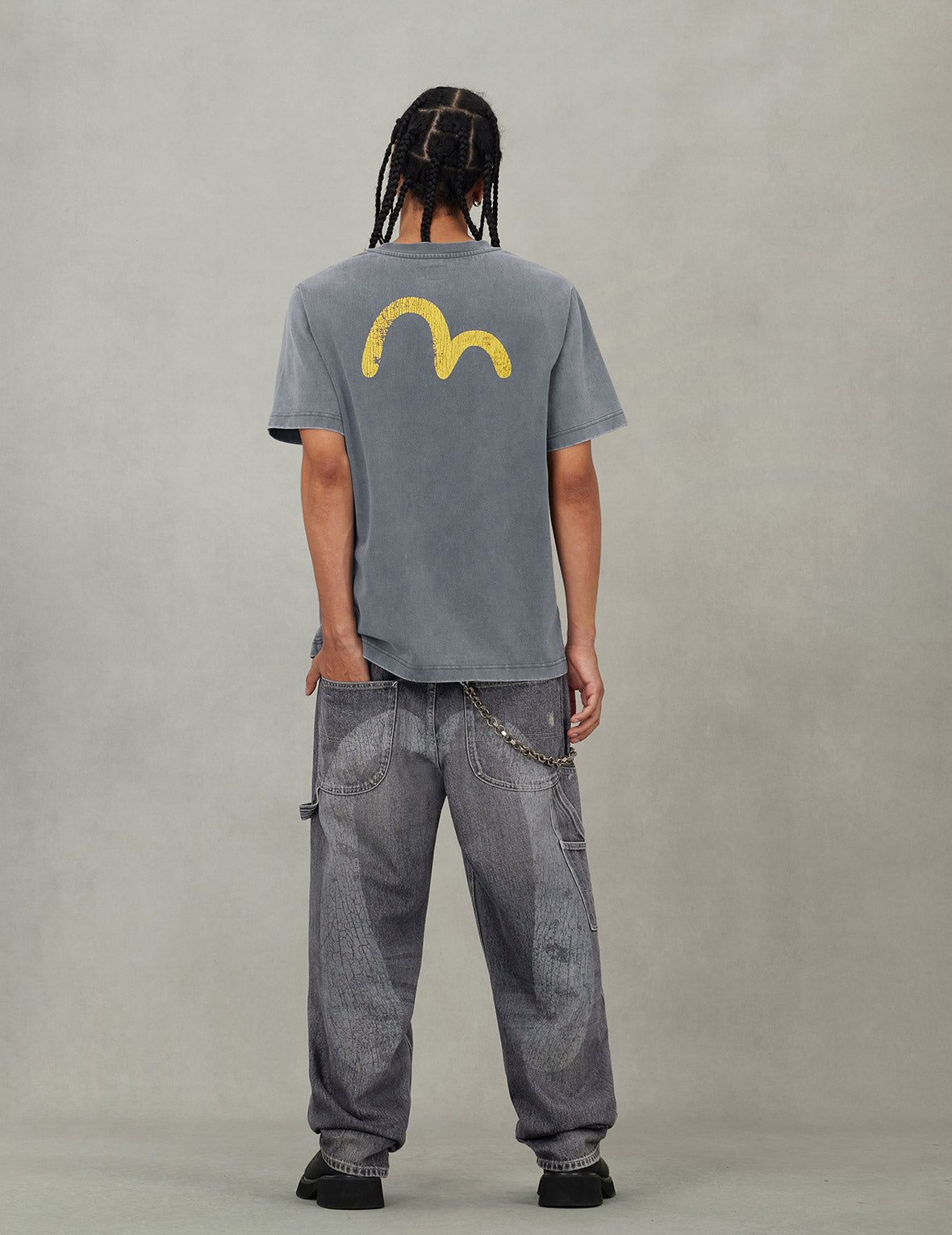 海鷗印花寬版休閒T恤