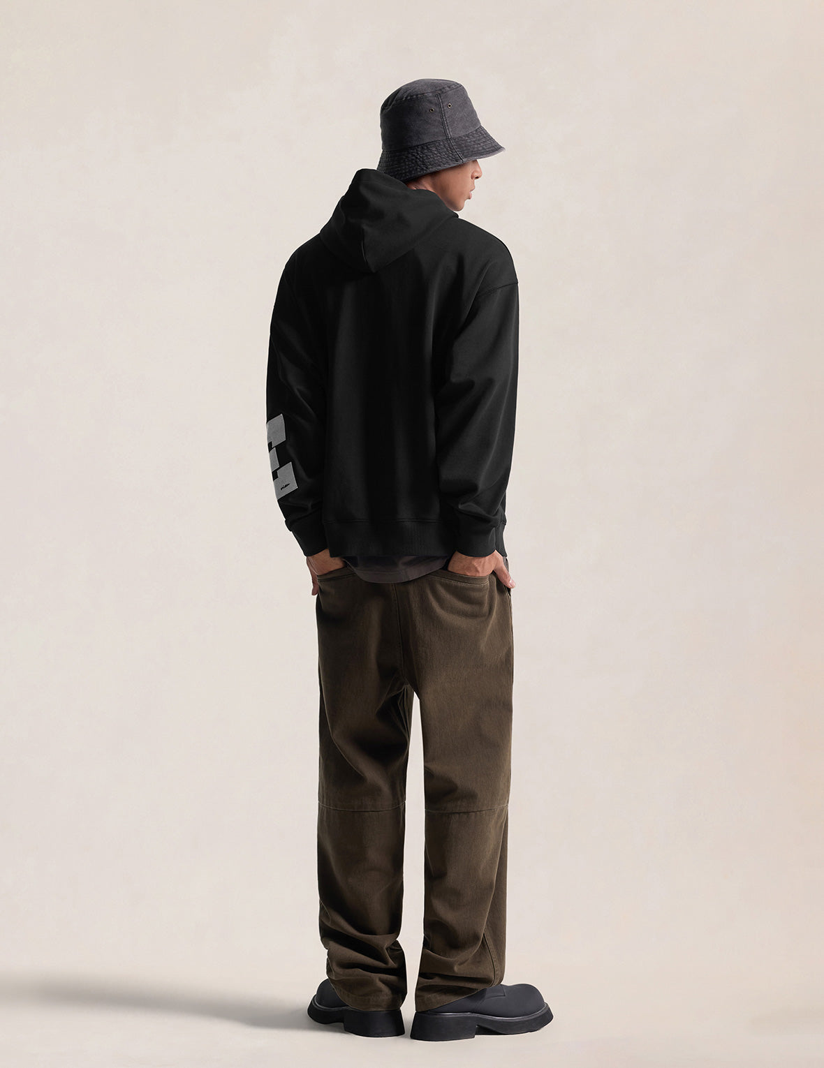 Multi-Badge EVISU Hooded Sweatshirt