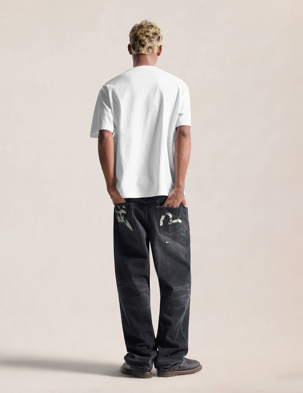 Moto Authorized Denim Service Print T-shirt