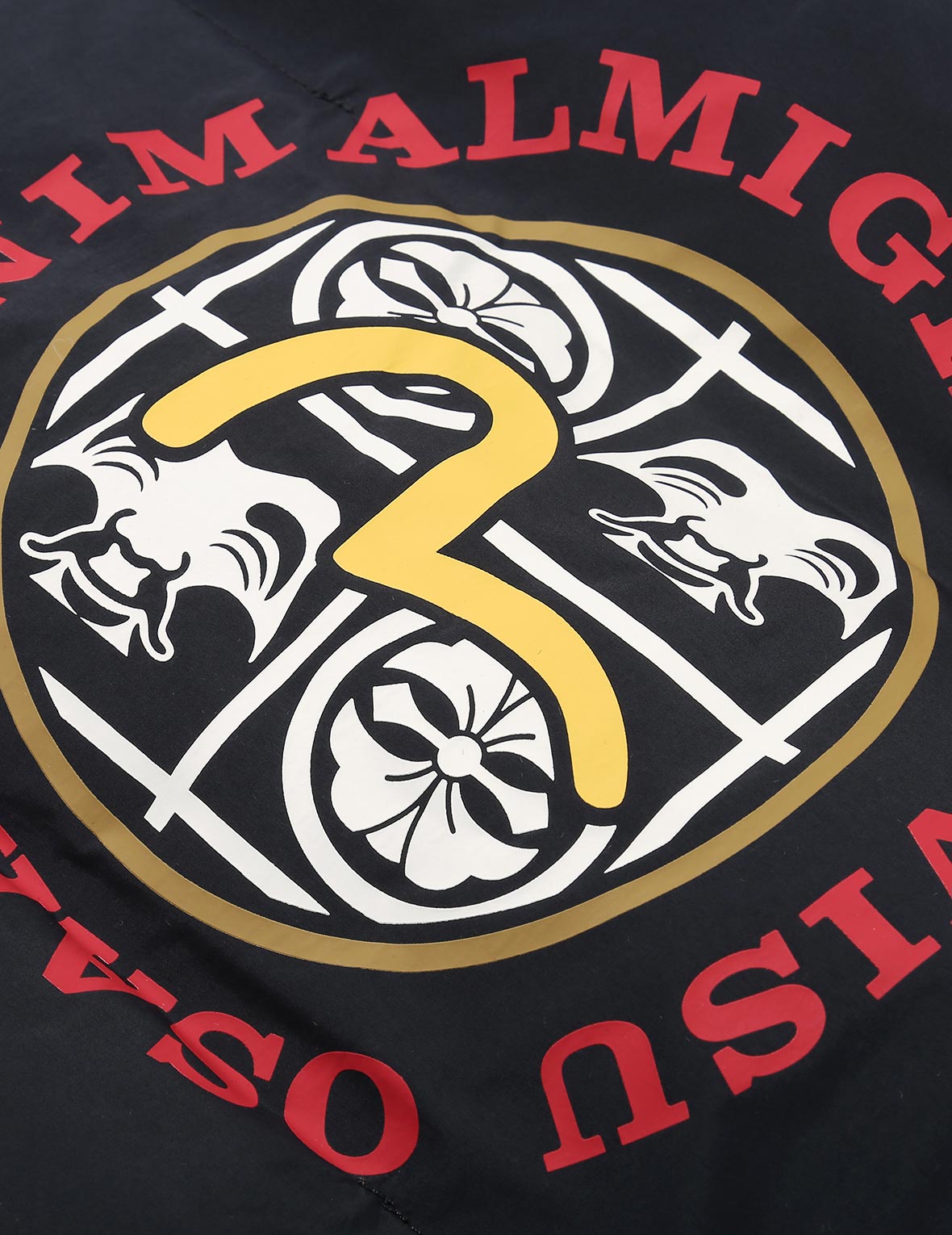 海鷗印花羽絨夾克