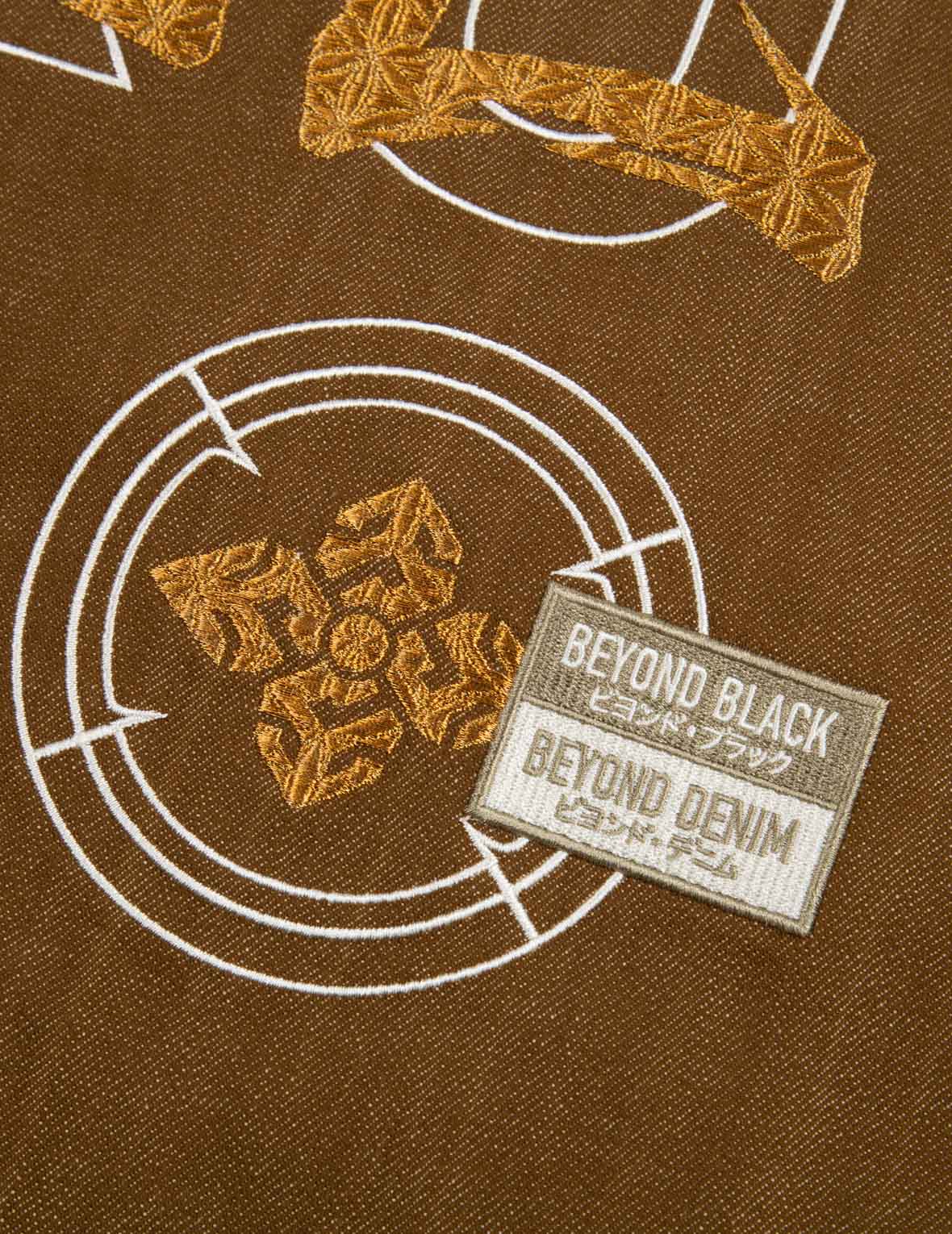 刺子繡Logo刺繡牛仔夾克