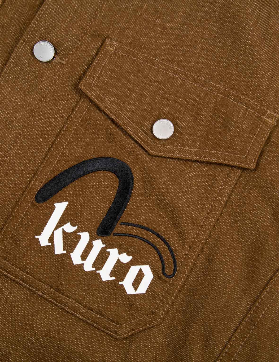 刺子繡Logo刺繡牛仔夾克