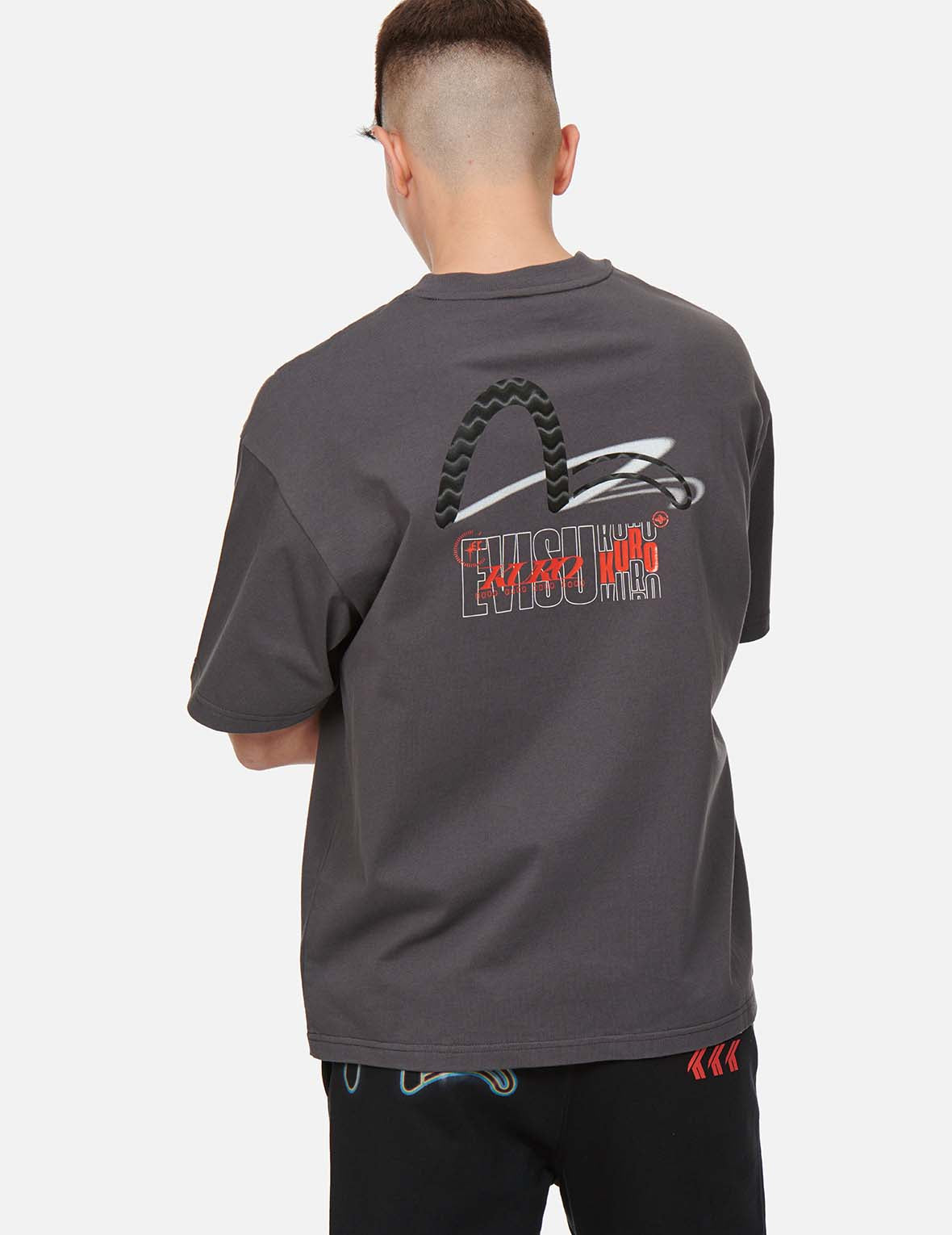 Ripple Effect Seagull and Shadow Print T-shirt