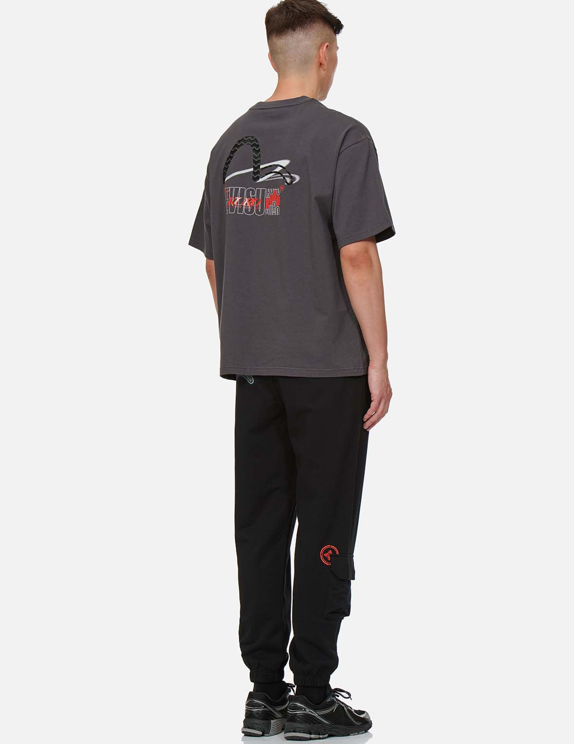 Ripple Effect Seagull and Shadow Print T-shirt