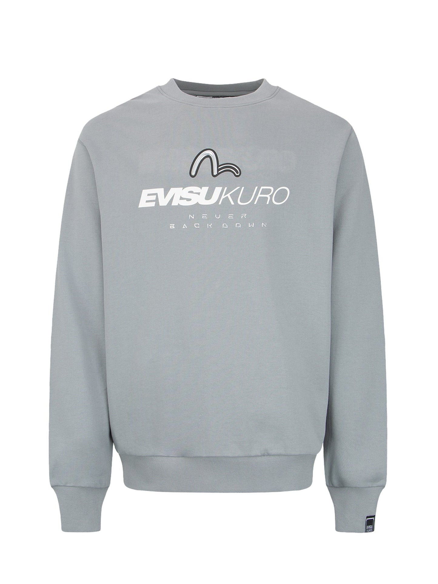 Transparent Seagull Badge Logo Print Sweatshirt