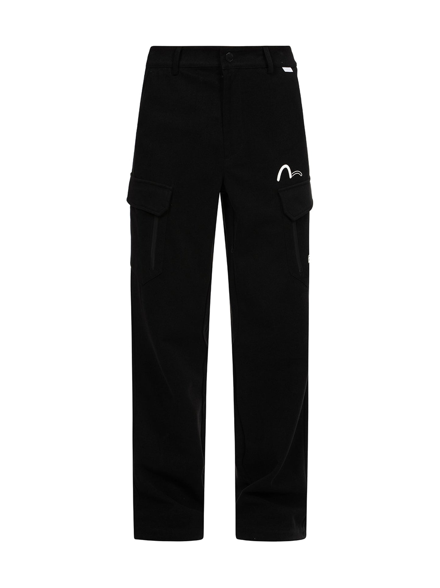 Logo and Seagull Print Regular Fit Pants