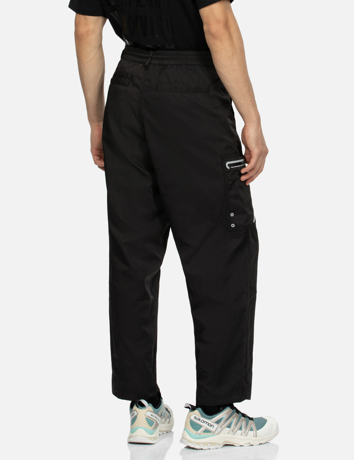 Multiple Reflective Zipper Regular Fit Pants