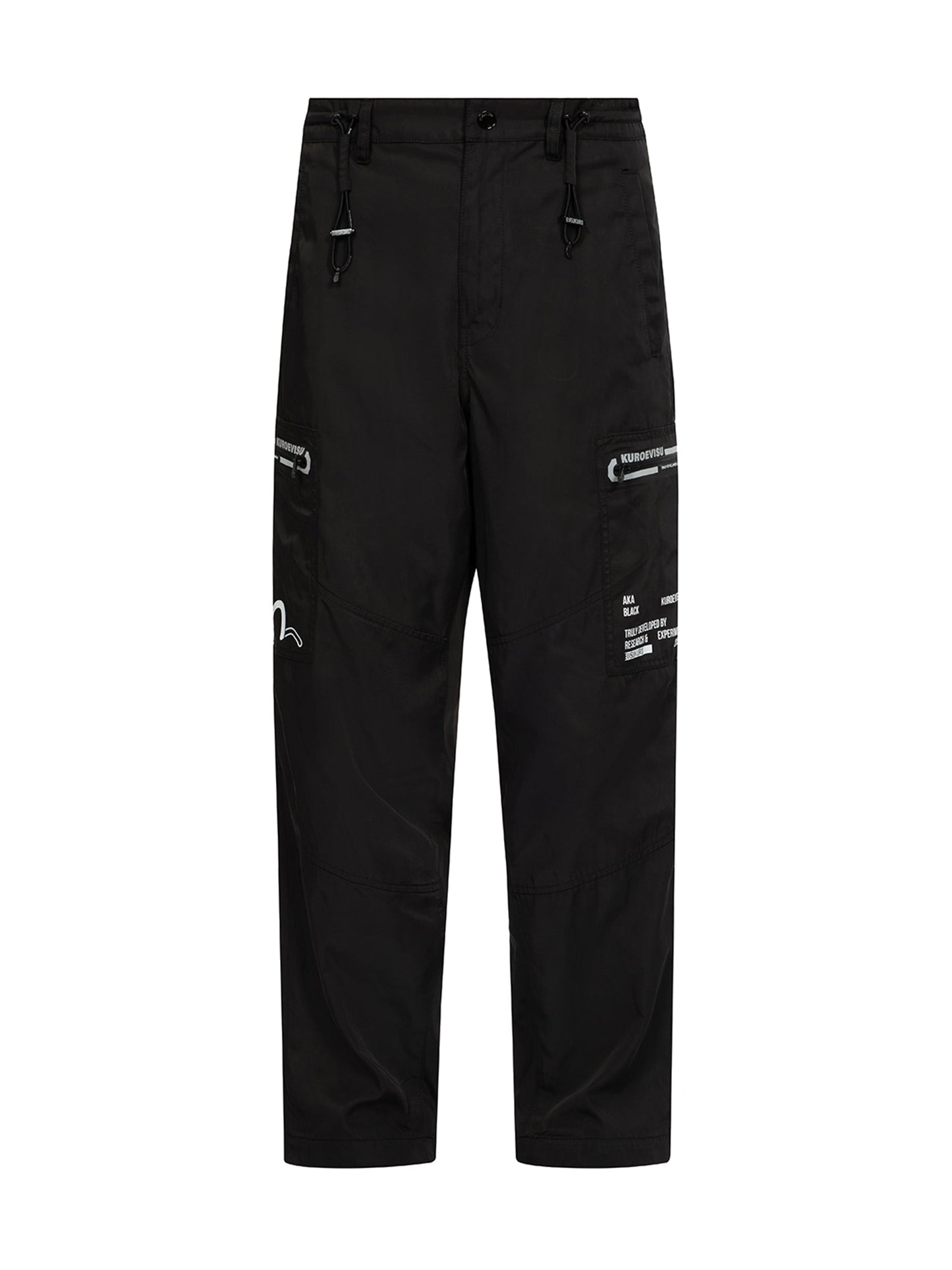 Multiple Reflective Zipper Regular Fit Pants