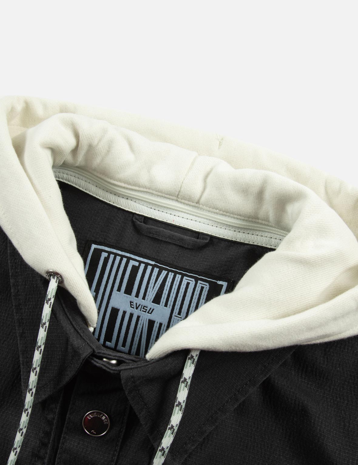 仿兩件式水洗寬版夾克