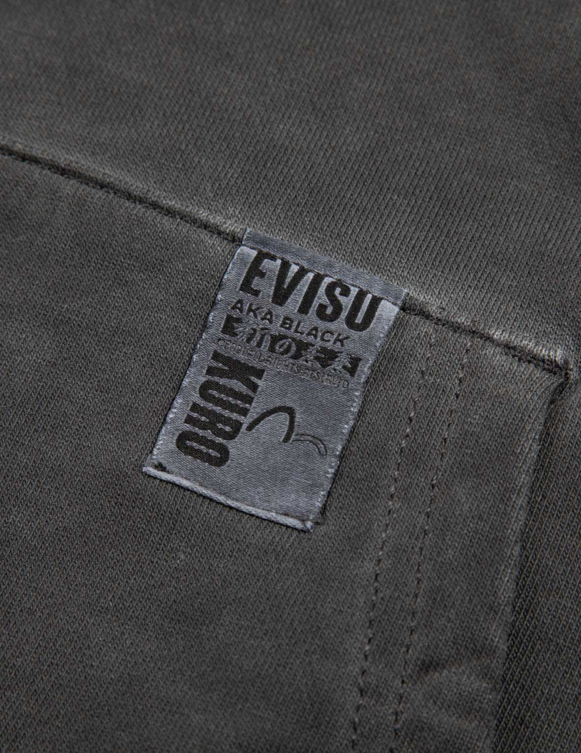 Monogram Embroidery Garment Dye Oversized Hoodie