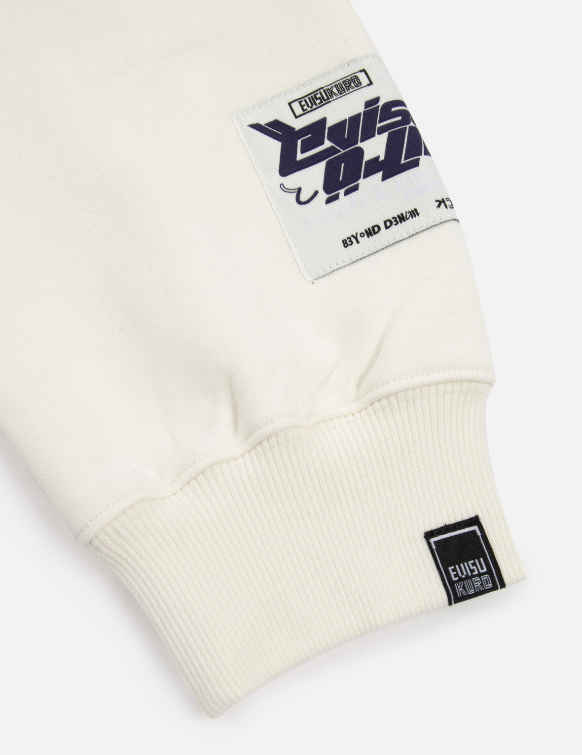 Logo and Seagull Print Oversized Sweatshirt