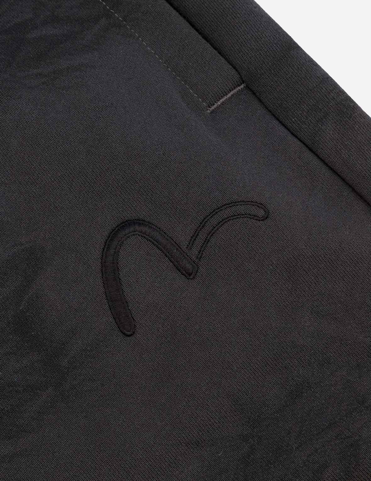 Allover Crinkle Logo Print Regular Fit Sweatpants