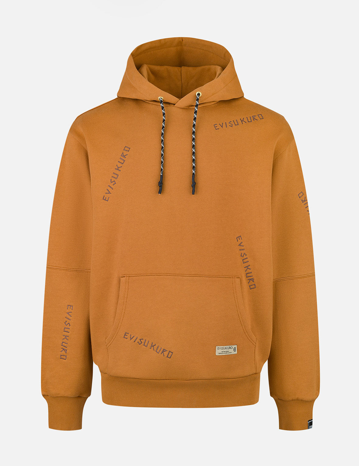 Allover Logo Embroidery Relax Fit Hoddie