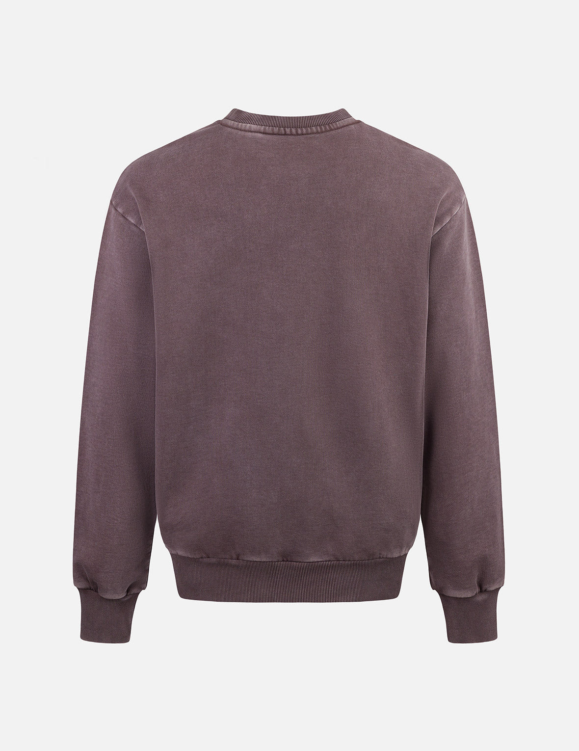Garment Dyed Multi-Logo Print Relax Fit Sweatshirt