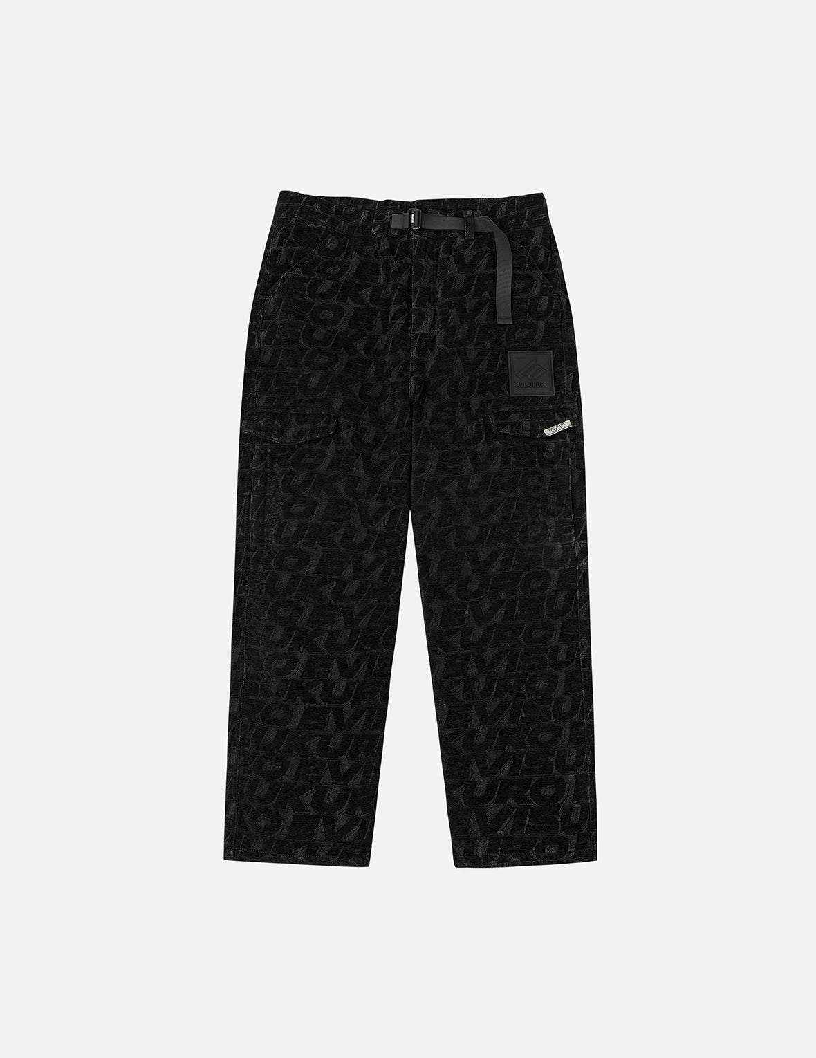 Monogram Allover Jacquard Relax Fit Worker Pants