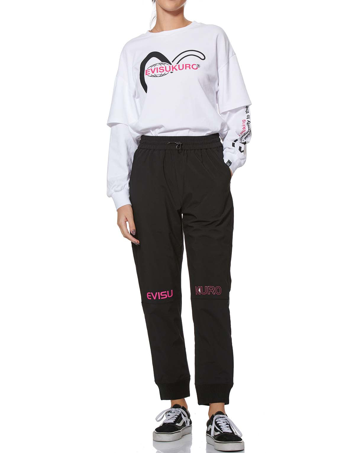 Knee Zipper Sports Pants