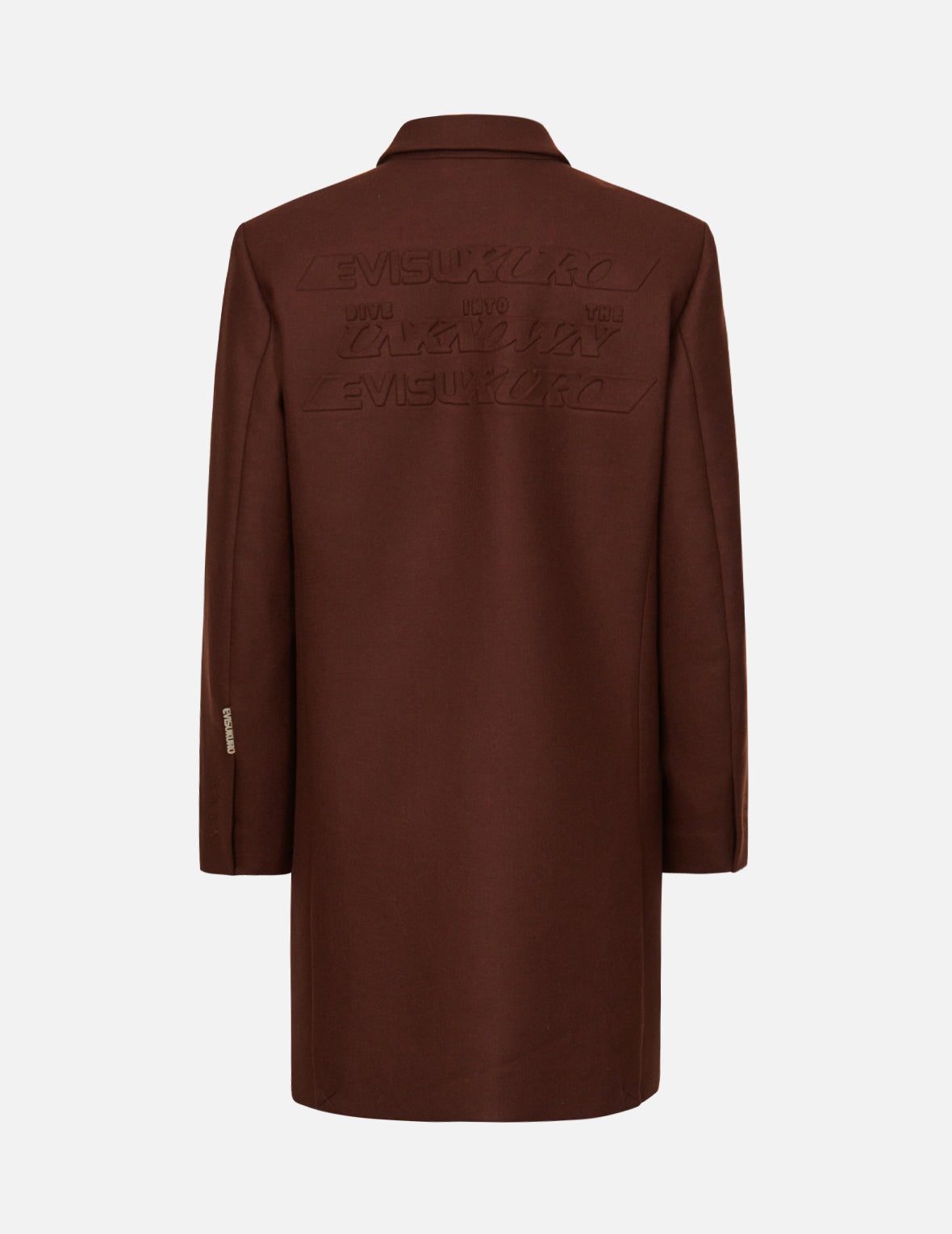 凸印Logo長款西服外套