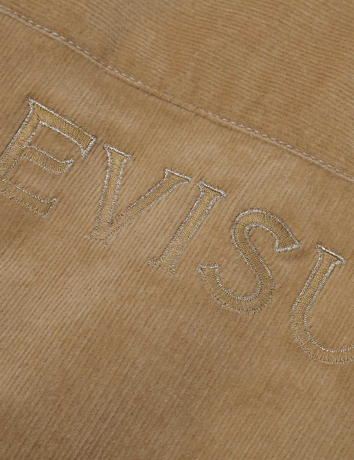 Logo Embroidered Corduroy Dress