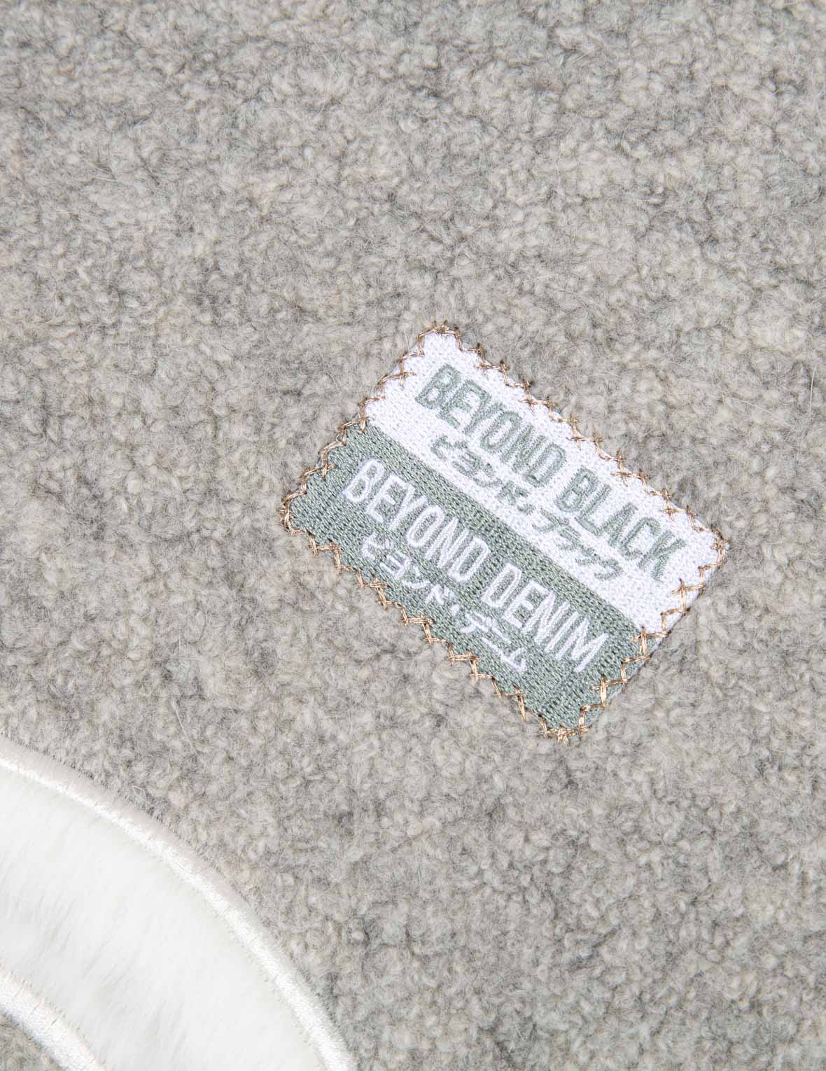 Fur Seagull Insert Padded Sherpa Bomber Jacket