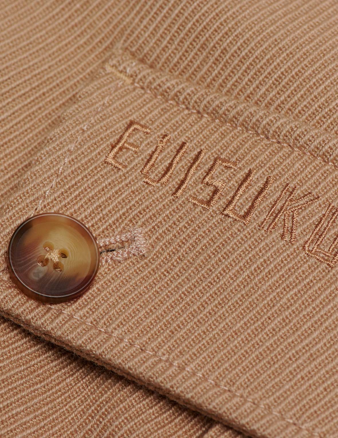 海鷗刺繡工裝褲