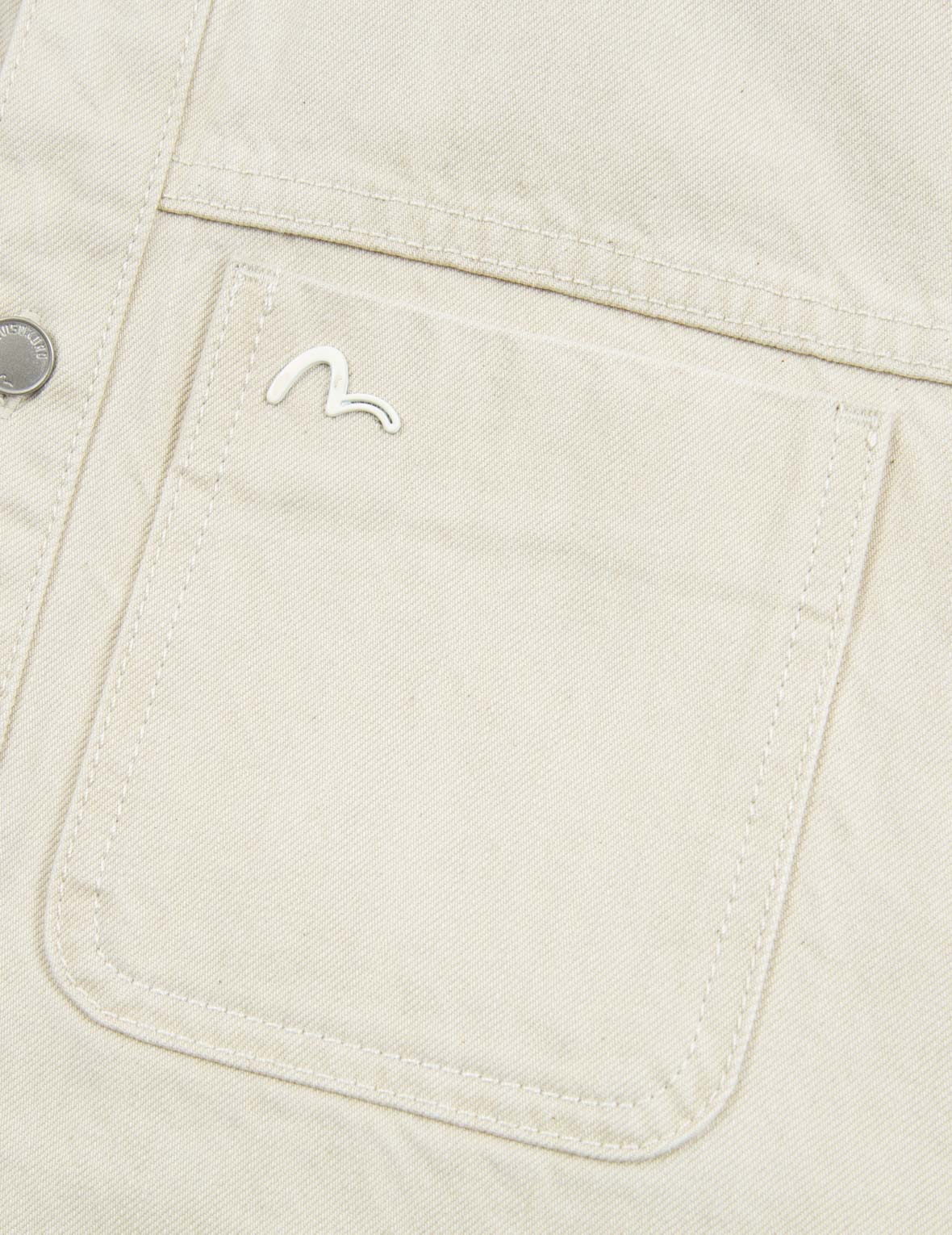 Logo刺繡牛仔襯衫