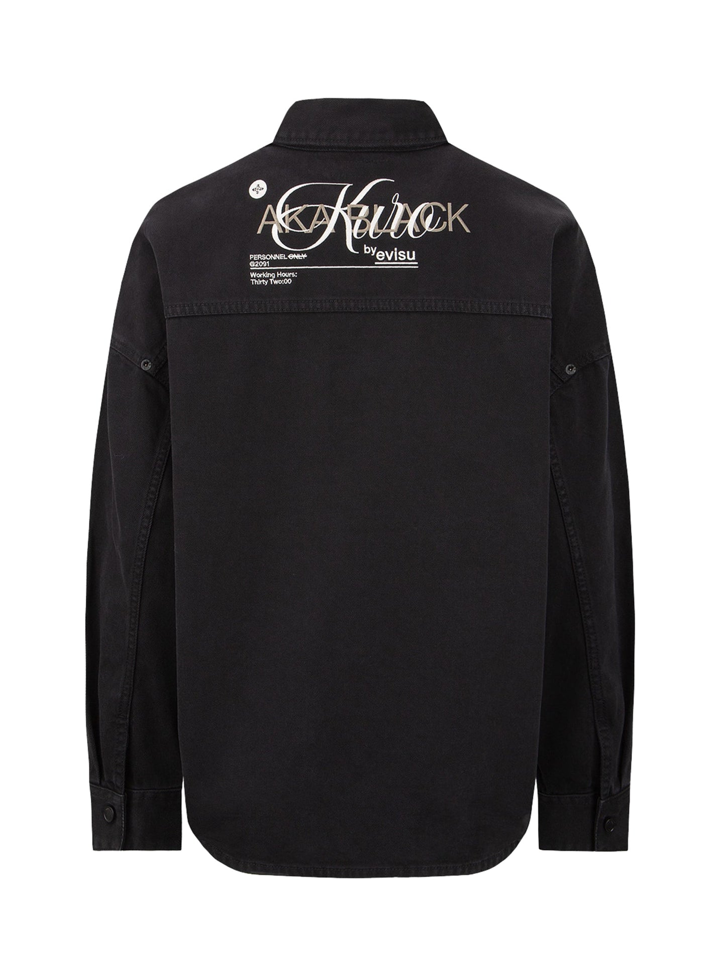 Logo Embroidered Denim Shirt