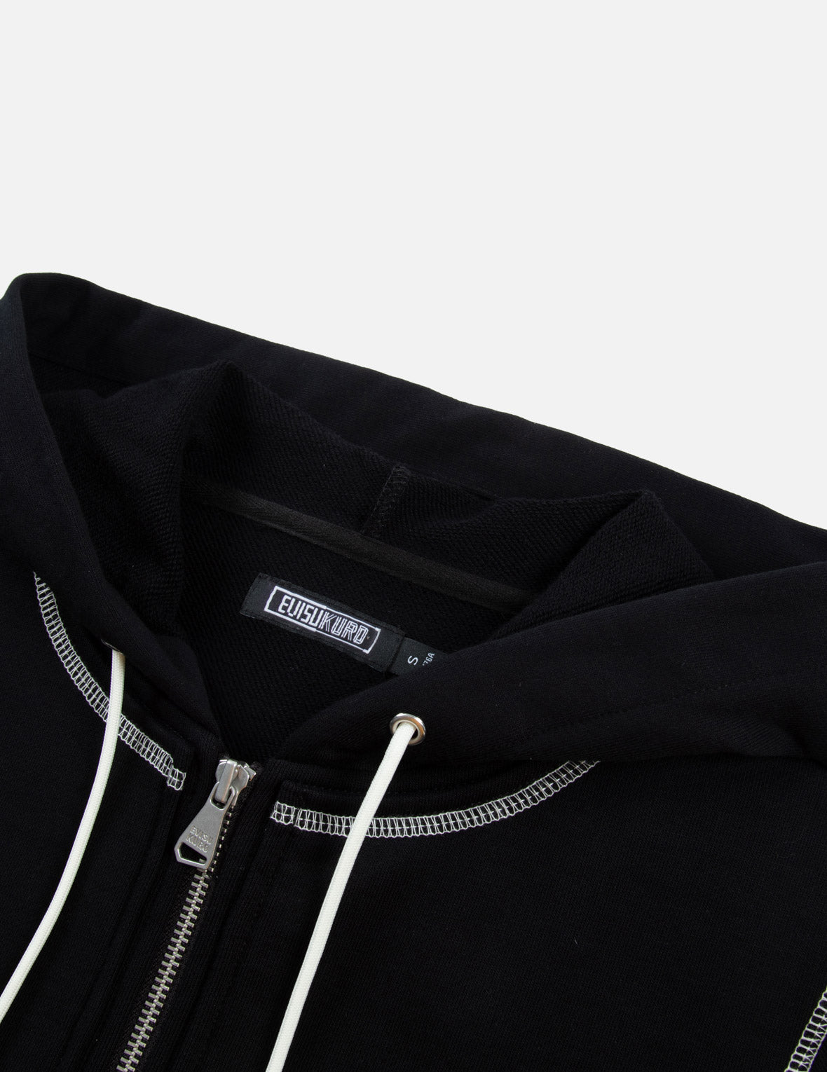 Galaxy Logo Print Oversized Hooded Coat