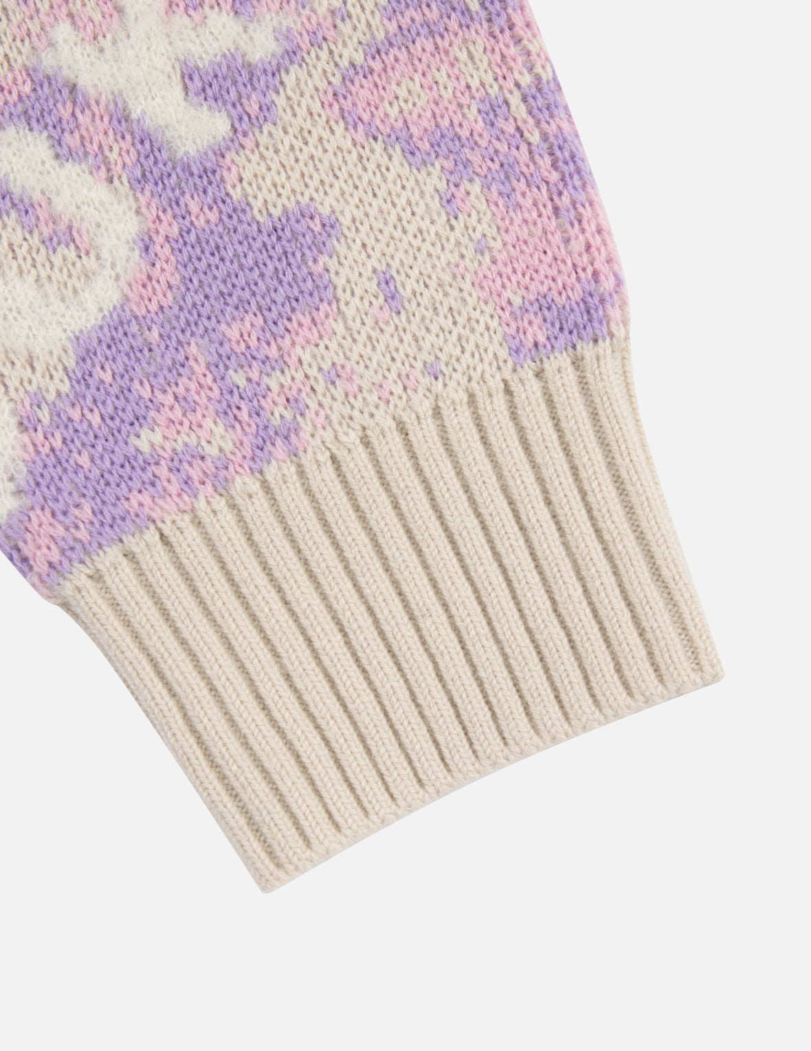 Monogram Jacquard Camouflage Oversized Sweater