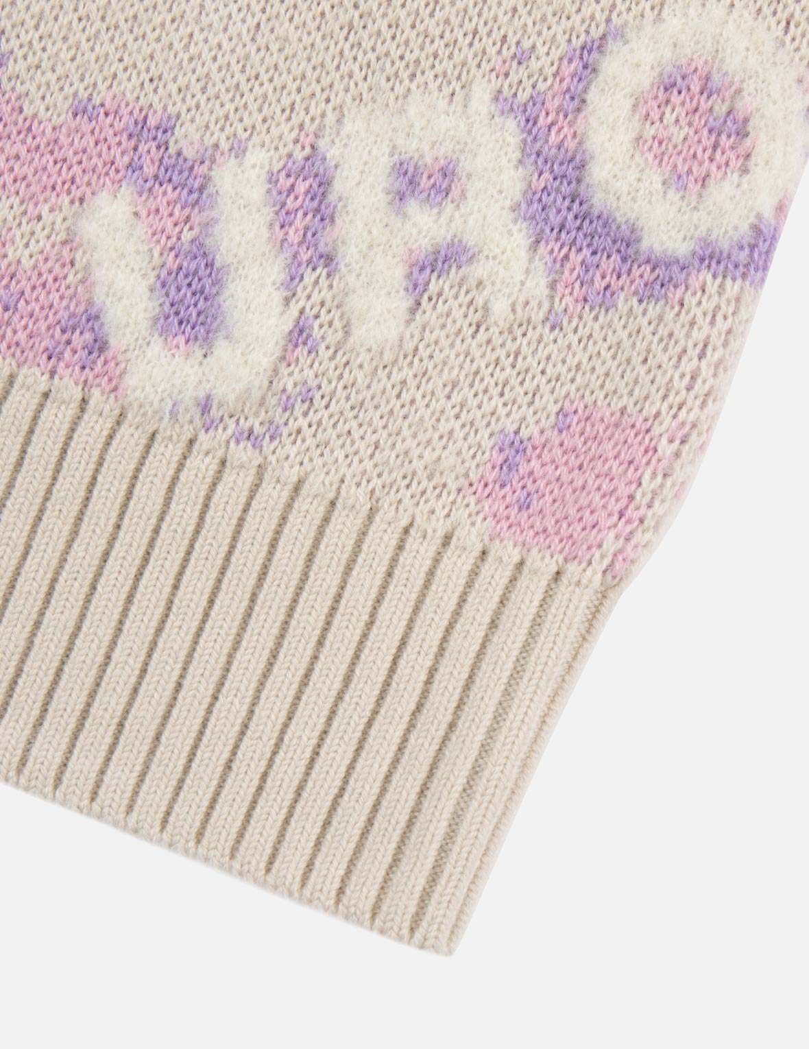Monogram Jacquard Camouflage Oversized Sweater