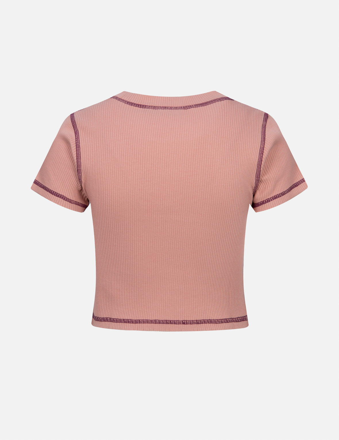 Seagull Embroidery Stud Slim Knit Top