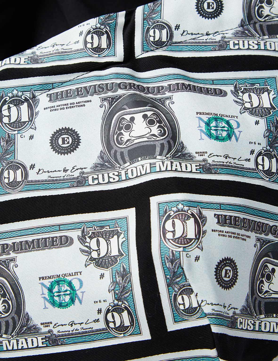 Banknote Seagull Print Hoodie