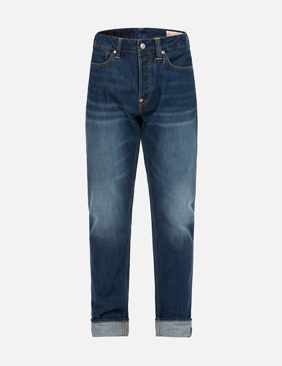 Seagull and Kamon Embossed Carrot Fit Jeans #2017